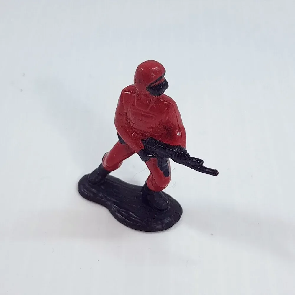 Vintage G.I. Joe ARAH Real American Hero micro figure figurine red crimson guard